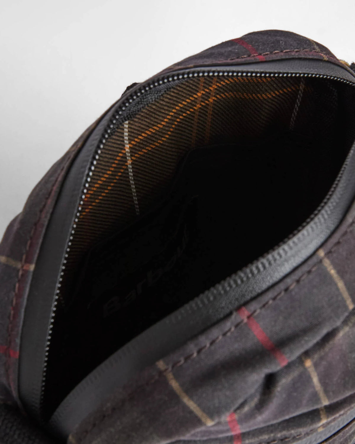 Barbour Field Tartan Wax Crossbody Bag