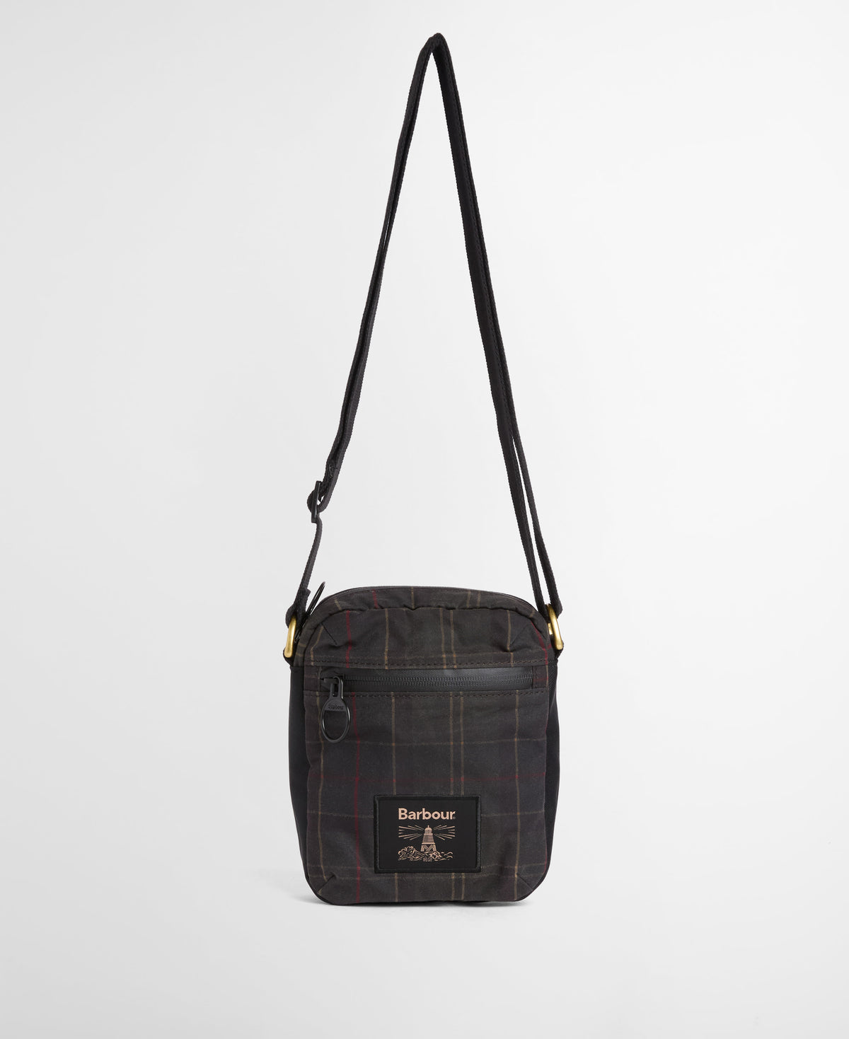 Barbour Field Tartan Wax Crossbody Bag