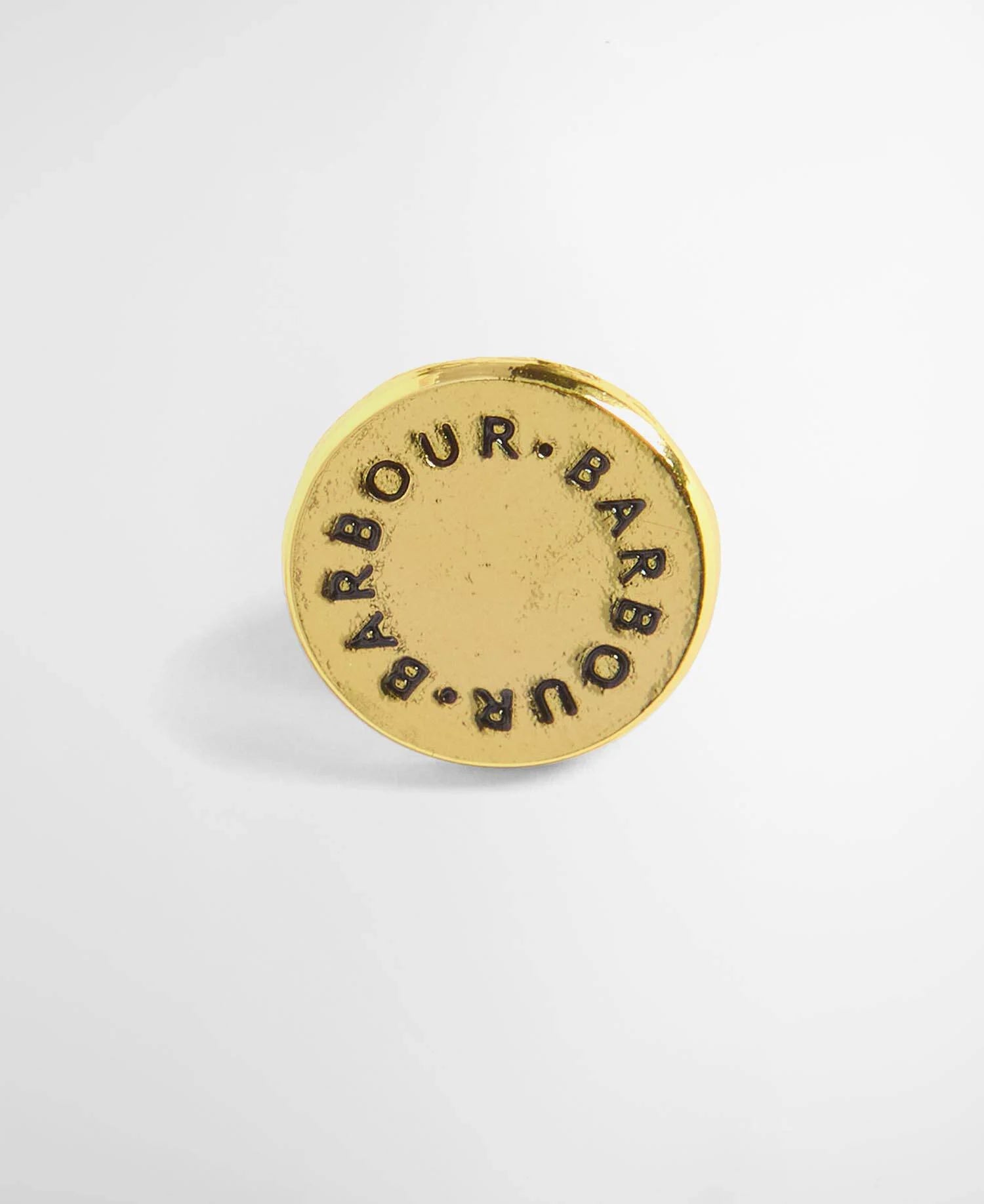 Barbour Gold Button Pin