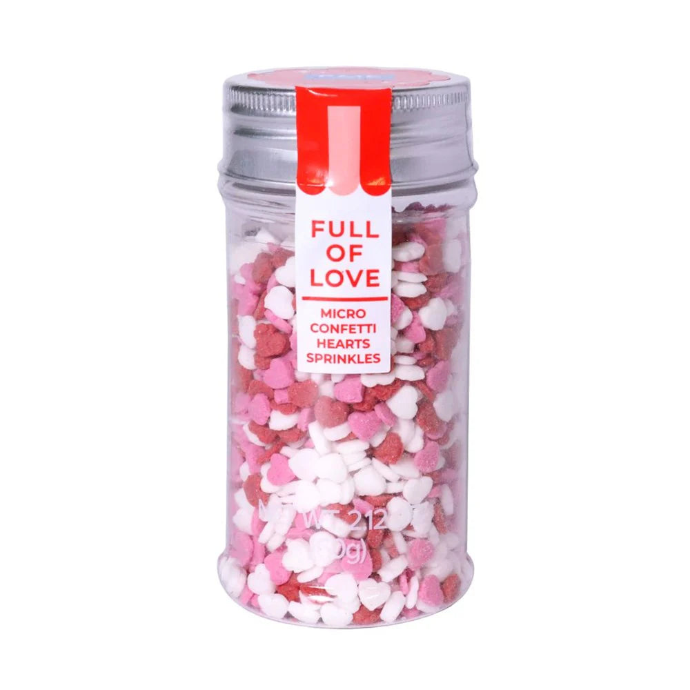 Micro Confetti Heart Sprinkles