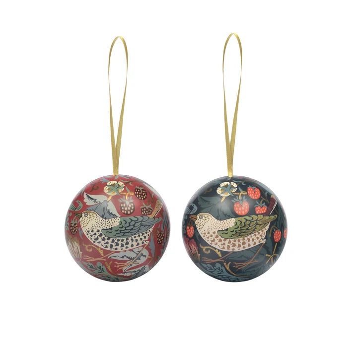 Strawberry Thief Bauble