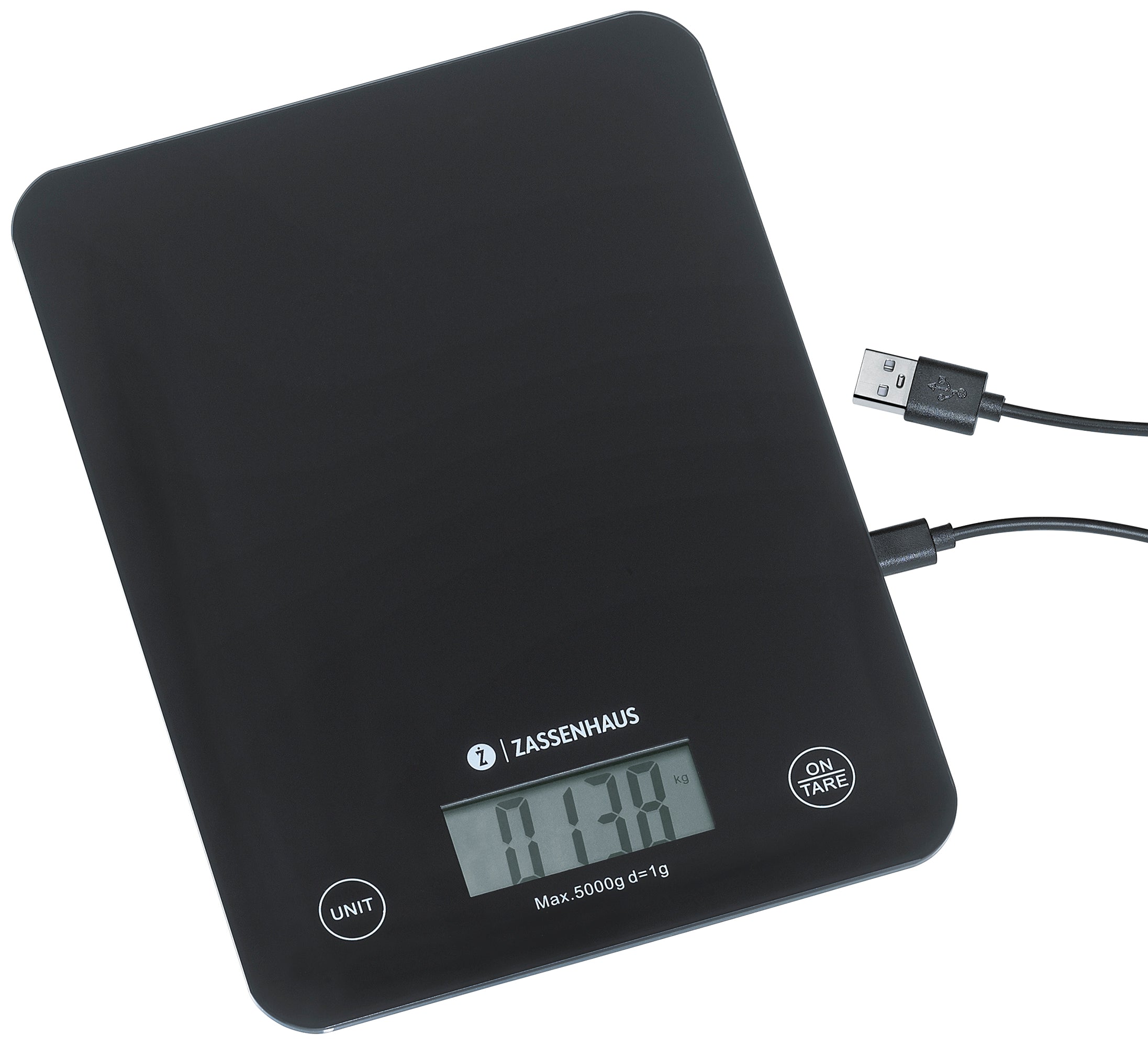 Digital Kitchen Scale Balance Black - USB