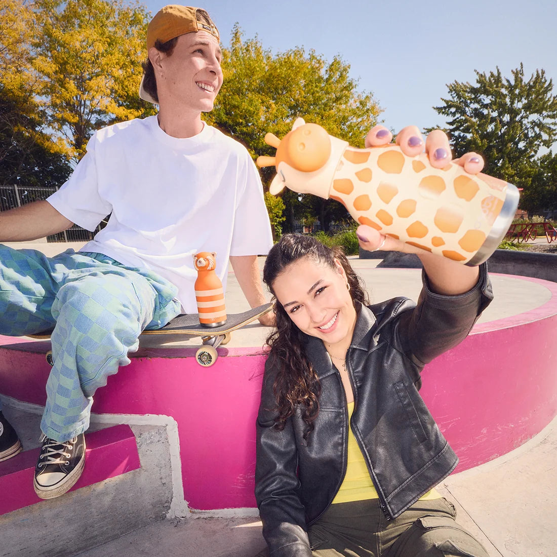 Bestie Bottle 460ml Giraffe