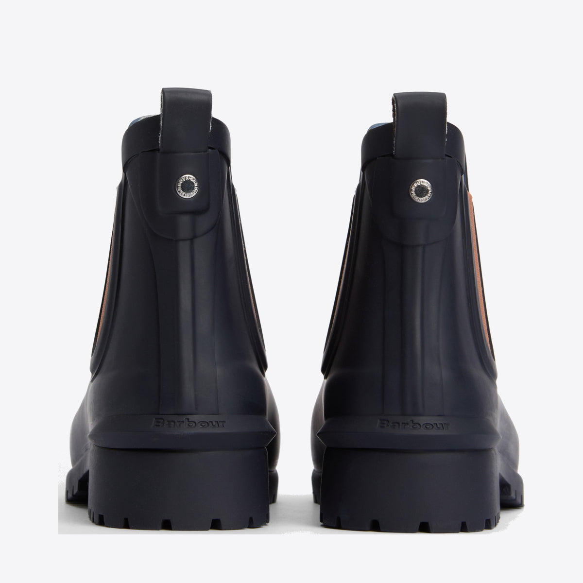 Barbour Wilton Chelsea Welly  Navy/Bran