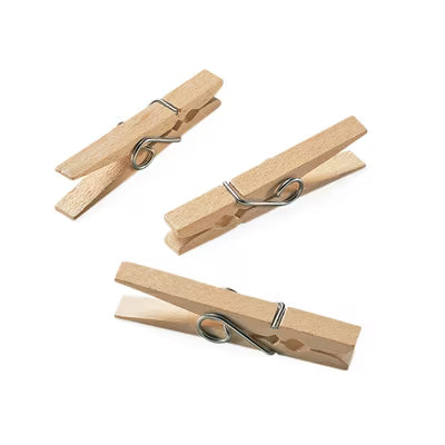 Beechwood Clothes Pegs 20 Pcs