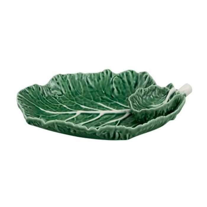 Cabbage leaf with Bowl 28cm