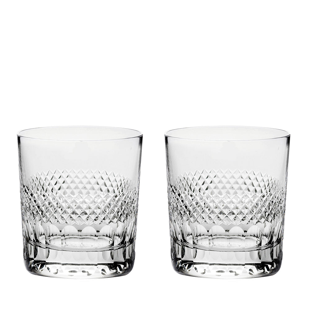 Diamond Tumbler Large Set of 2 11oz