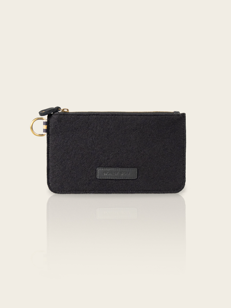 The Wool Pouch-Black