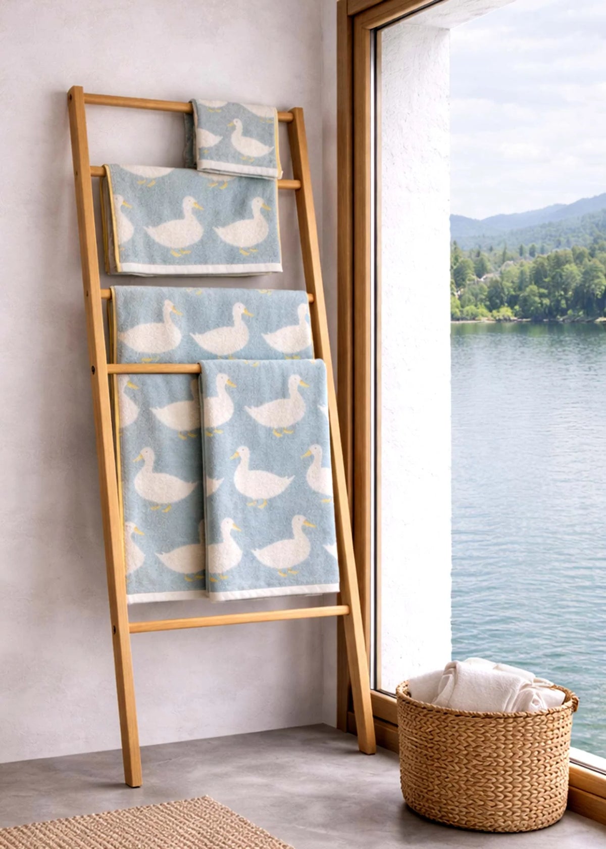 Waddling Ducks Organic Cotton  Face Cloth