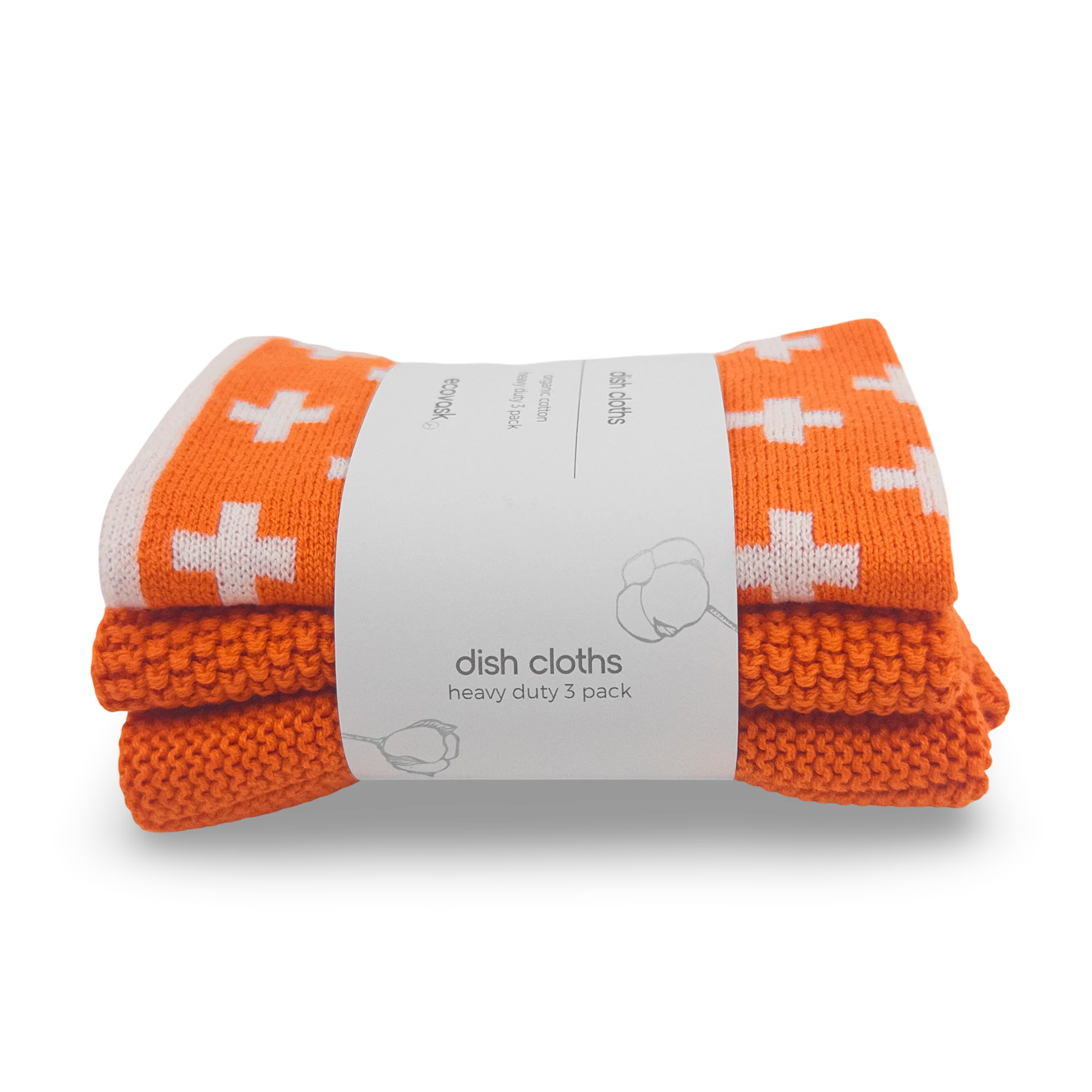 Dishcloth 3pk Mandarin