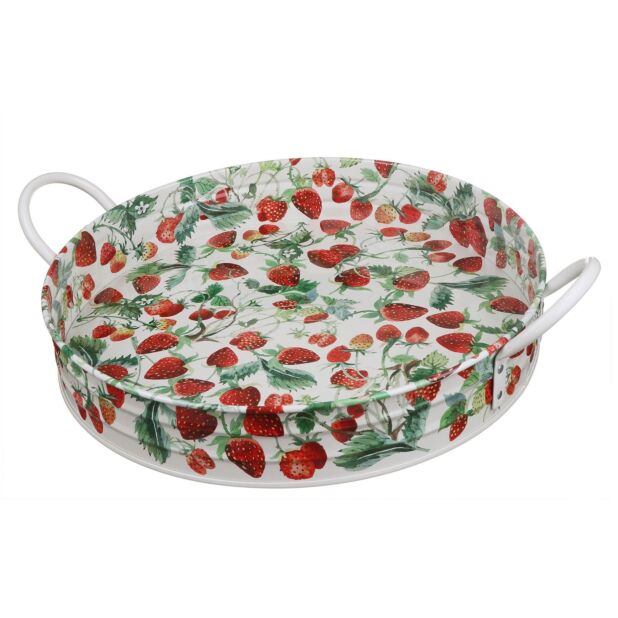 Strawberry Large Handle Tray