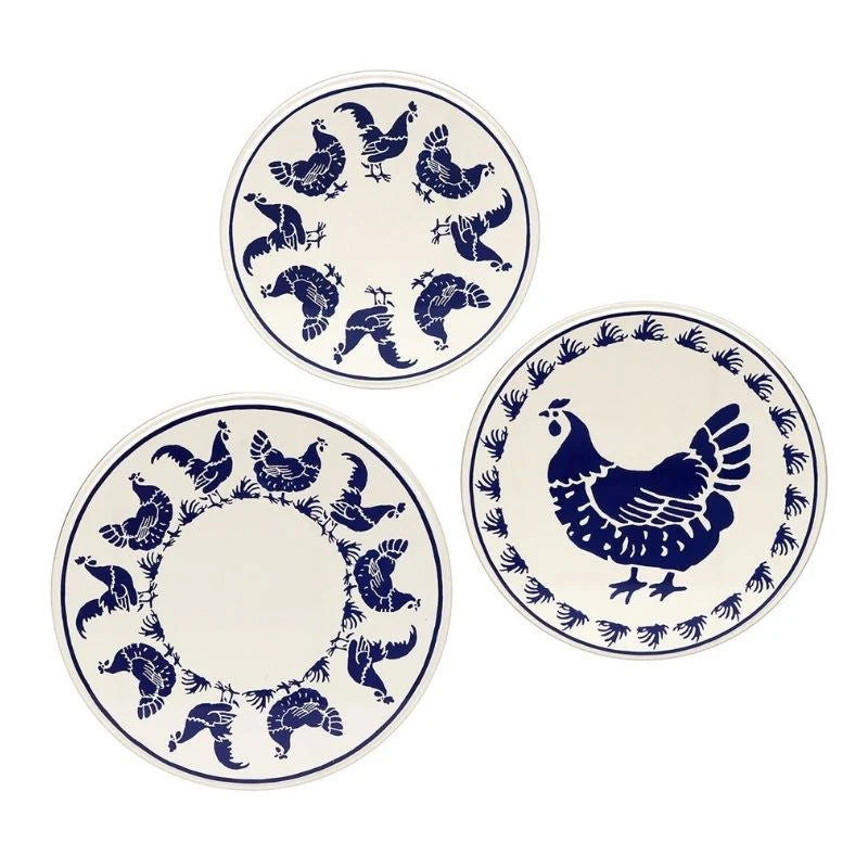Blue Hens Set of 3 Cake Tins