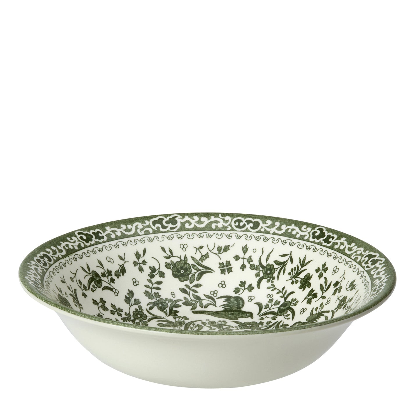 Green Regal Peacock Pudding/Soup Bowl 20.5cm