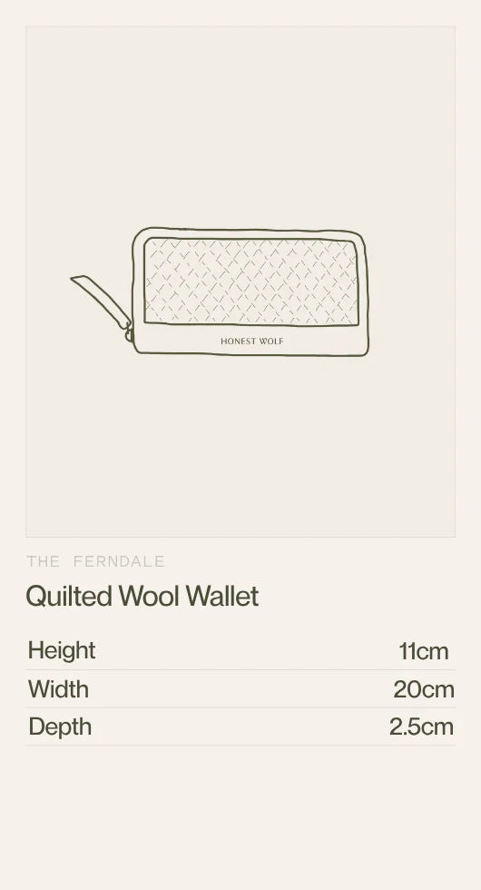 The Zip Wallet-Black Quilted