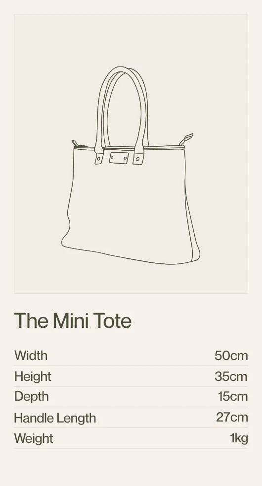 The Mini Tote-Midnight Black