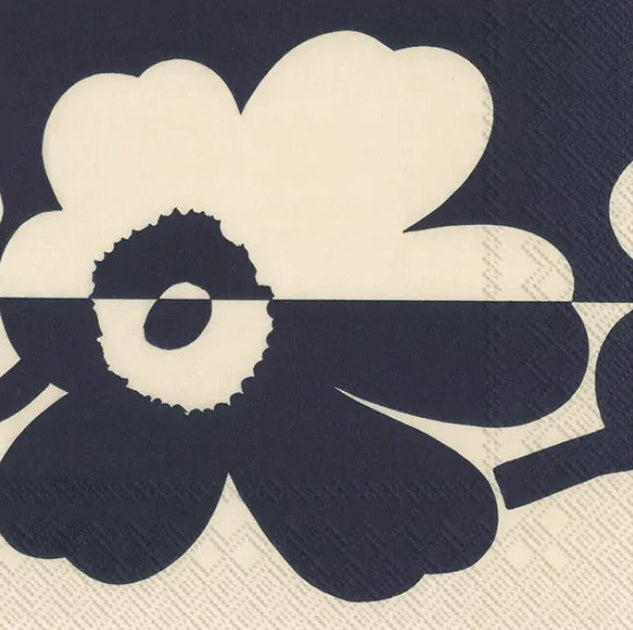 marimekko Suur Unikko Linen Blue Napkin
