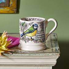 Half Pint Mug Bluetit & Blackthorn