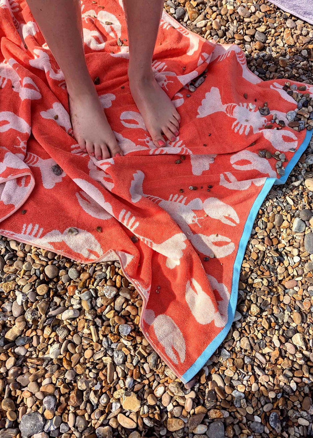 Lobster Organic Cotton Bath Towel