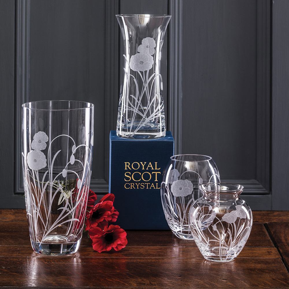Poppy Field Lily Vase 23cm