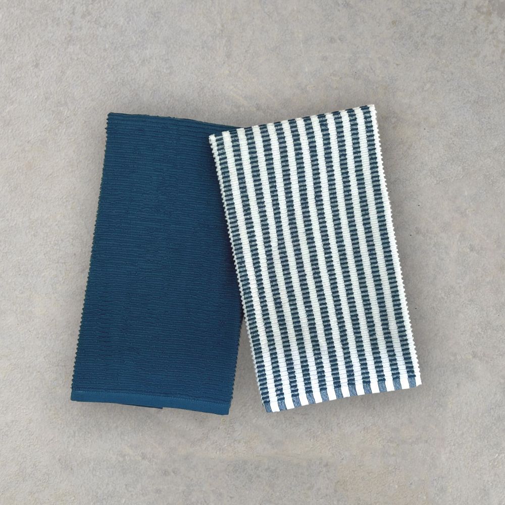 Ribbed Tea Towel Set of 2