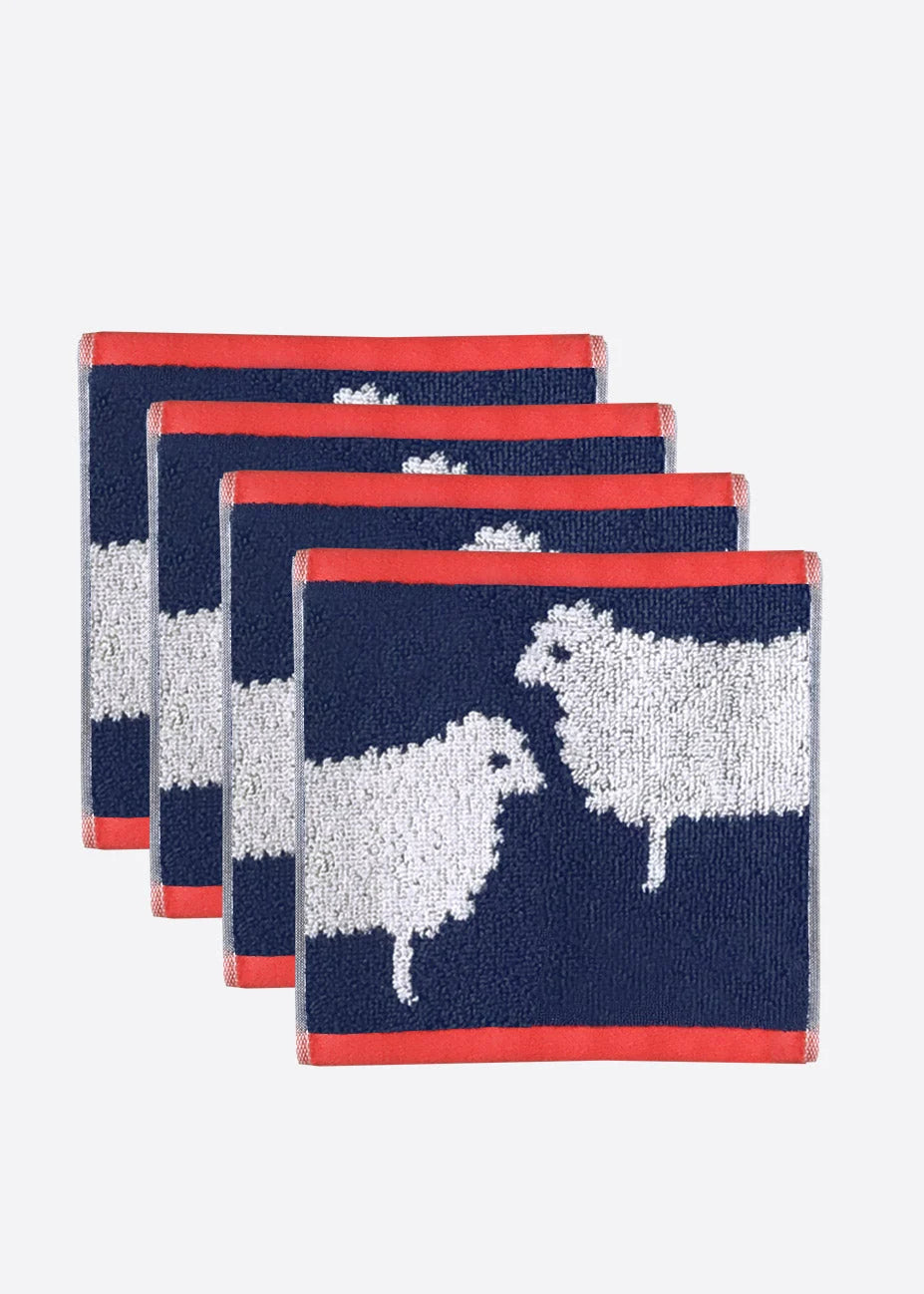 Kissing Sheep Face Cloth