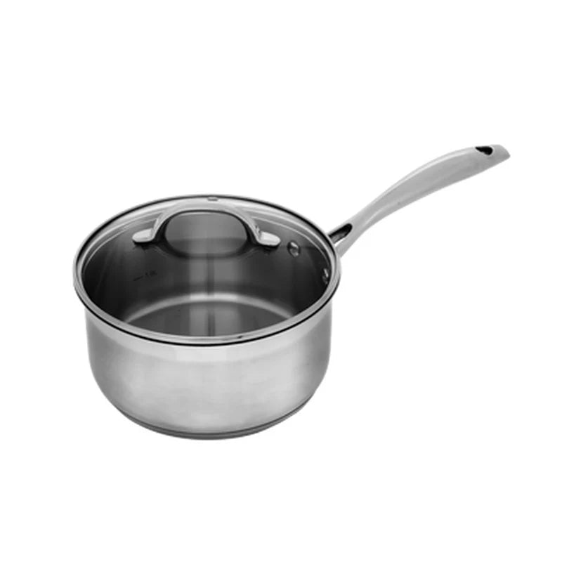 Premium Steel Saucepan Set of 3