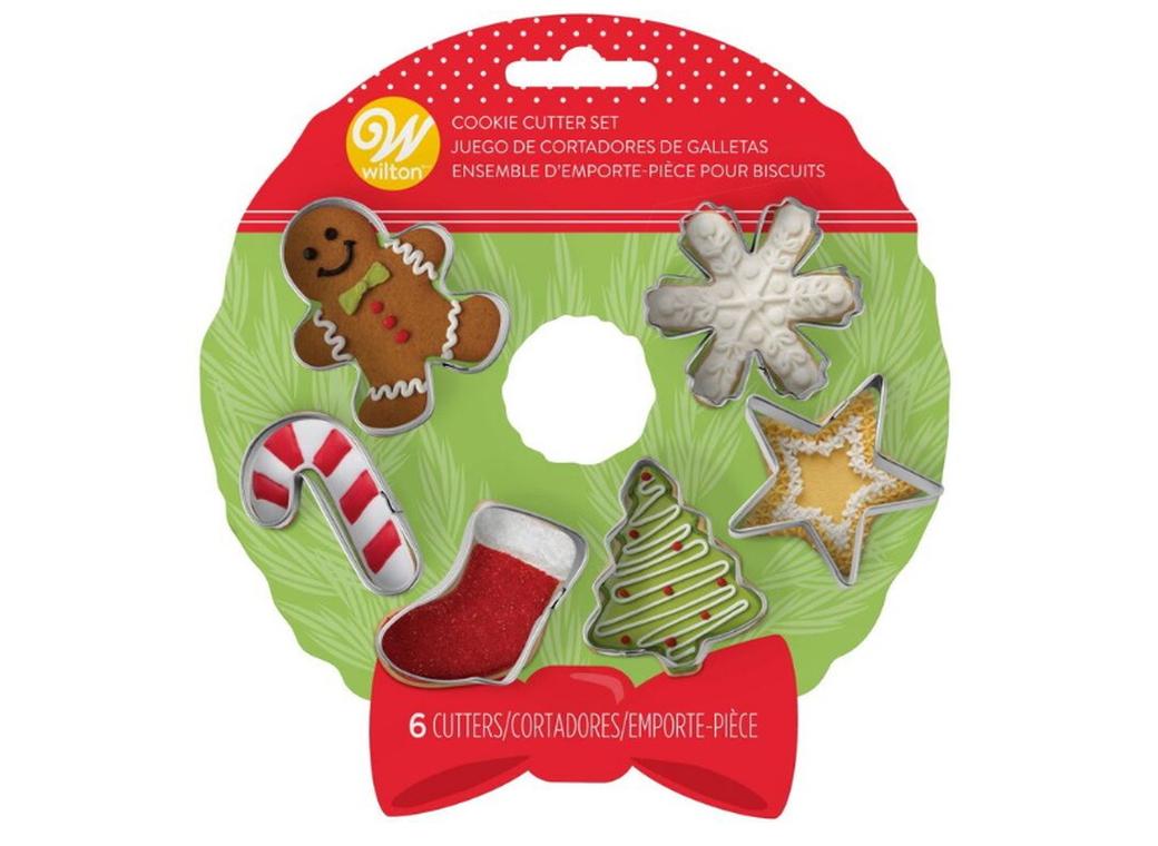 Metal Mini Wreath Cookie Cutter Set