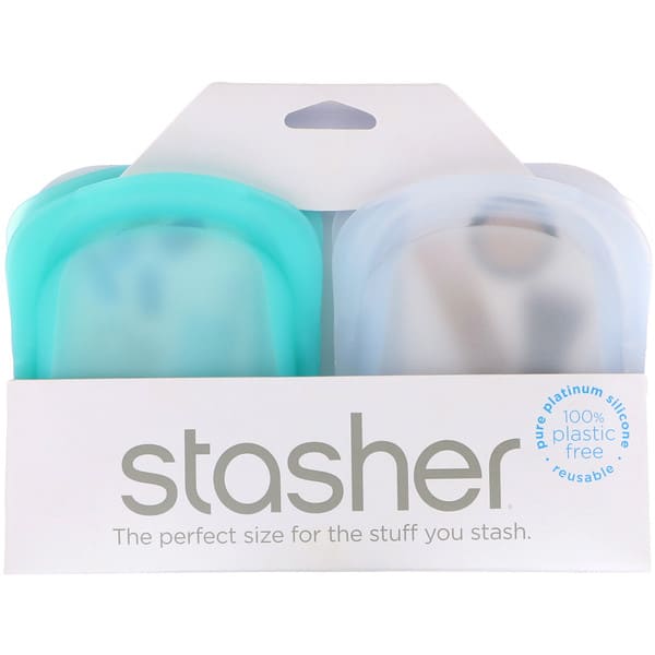 Stasher Snack Bag-2 Pack