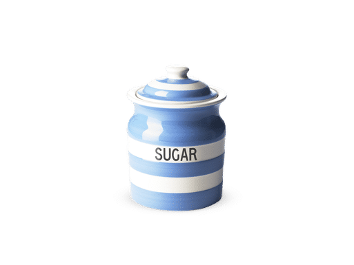 Blue Sugar Canister