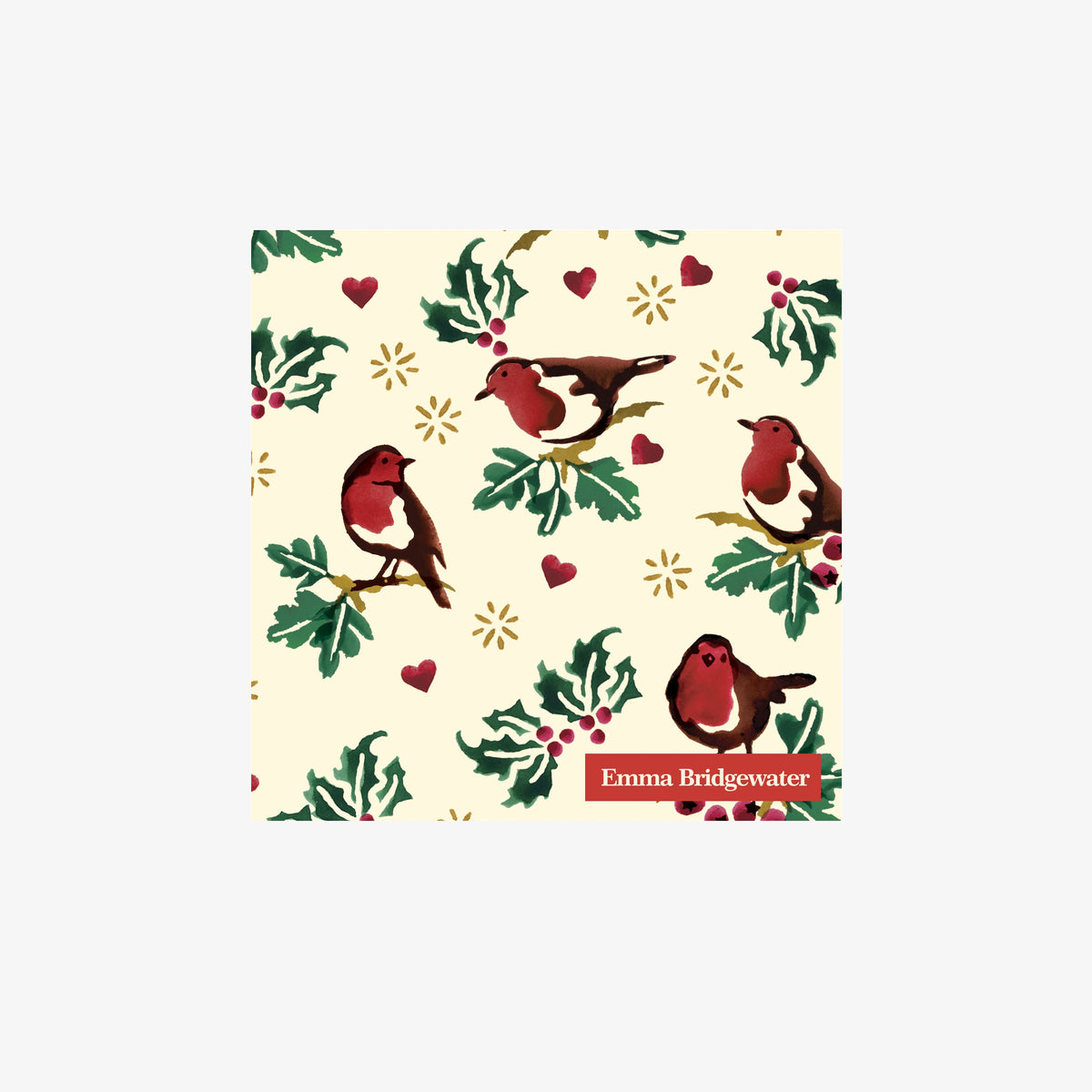 Emma Bridgewater Little Robin Cocktail Napkins Homestead Store