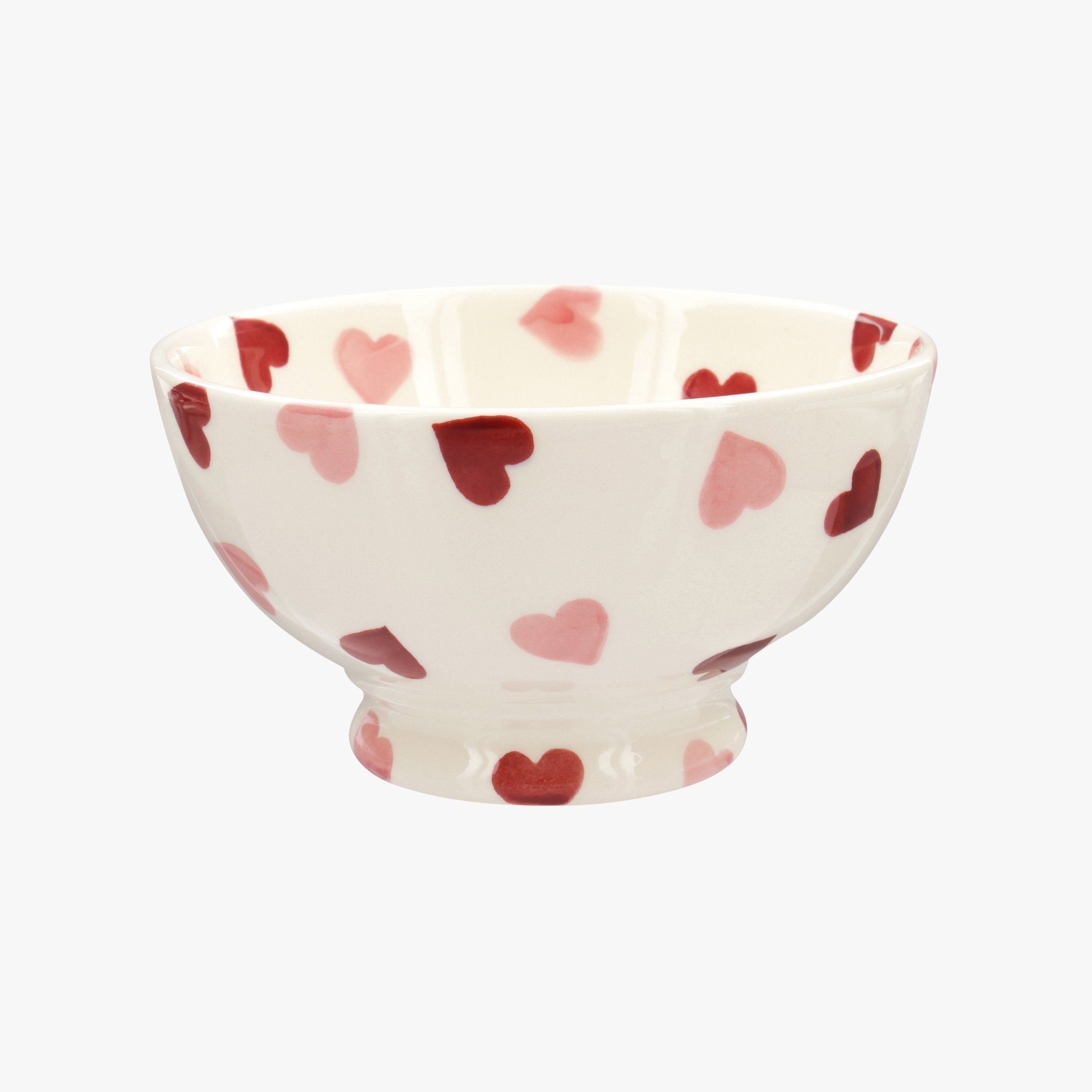 French Bowl Pink Hearts