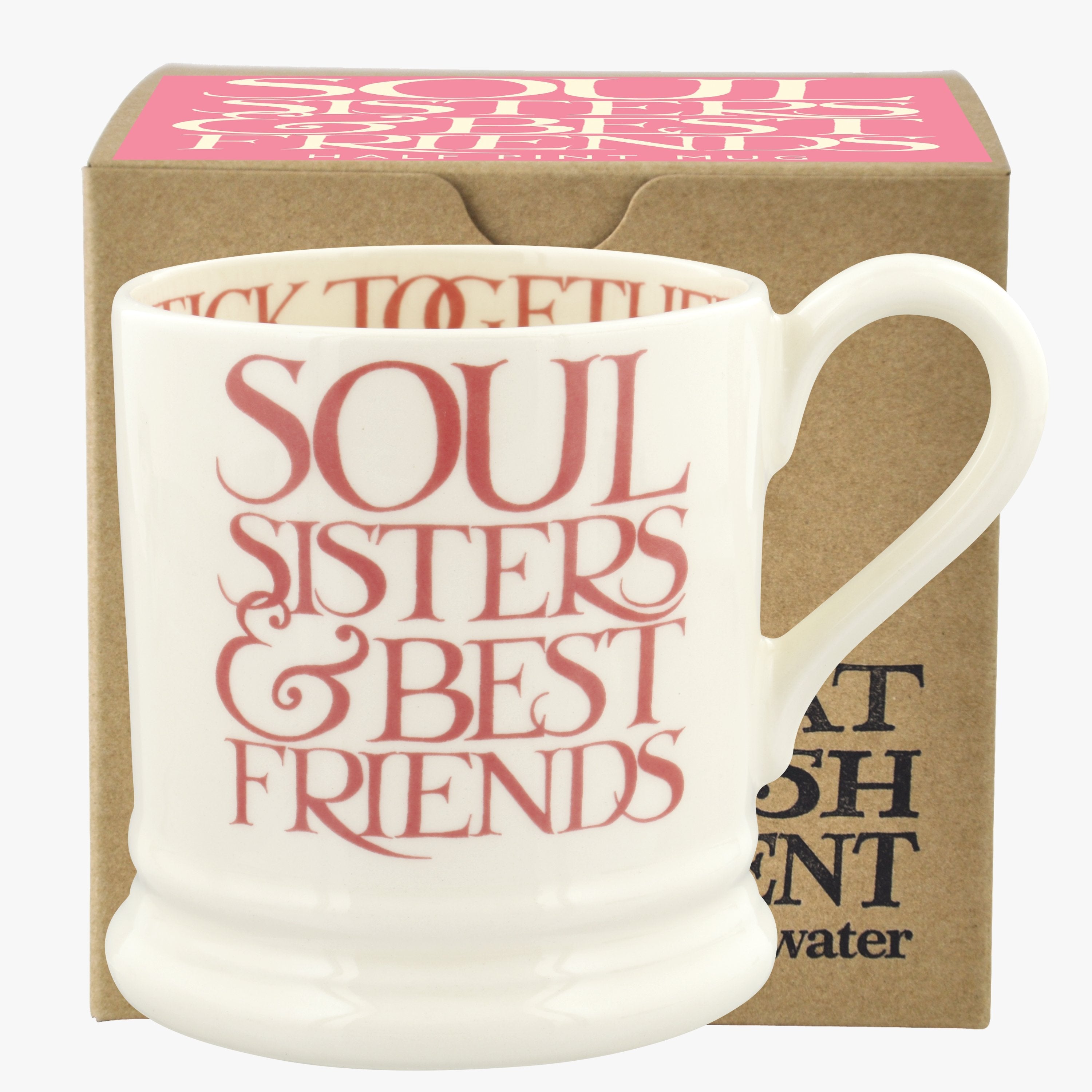 Half Pint Mug Pink Toast Soul Sisters