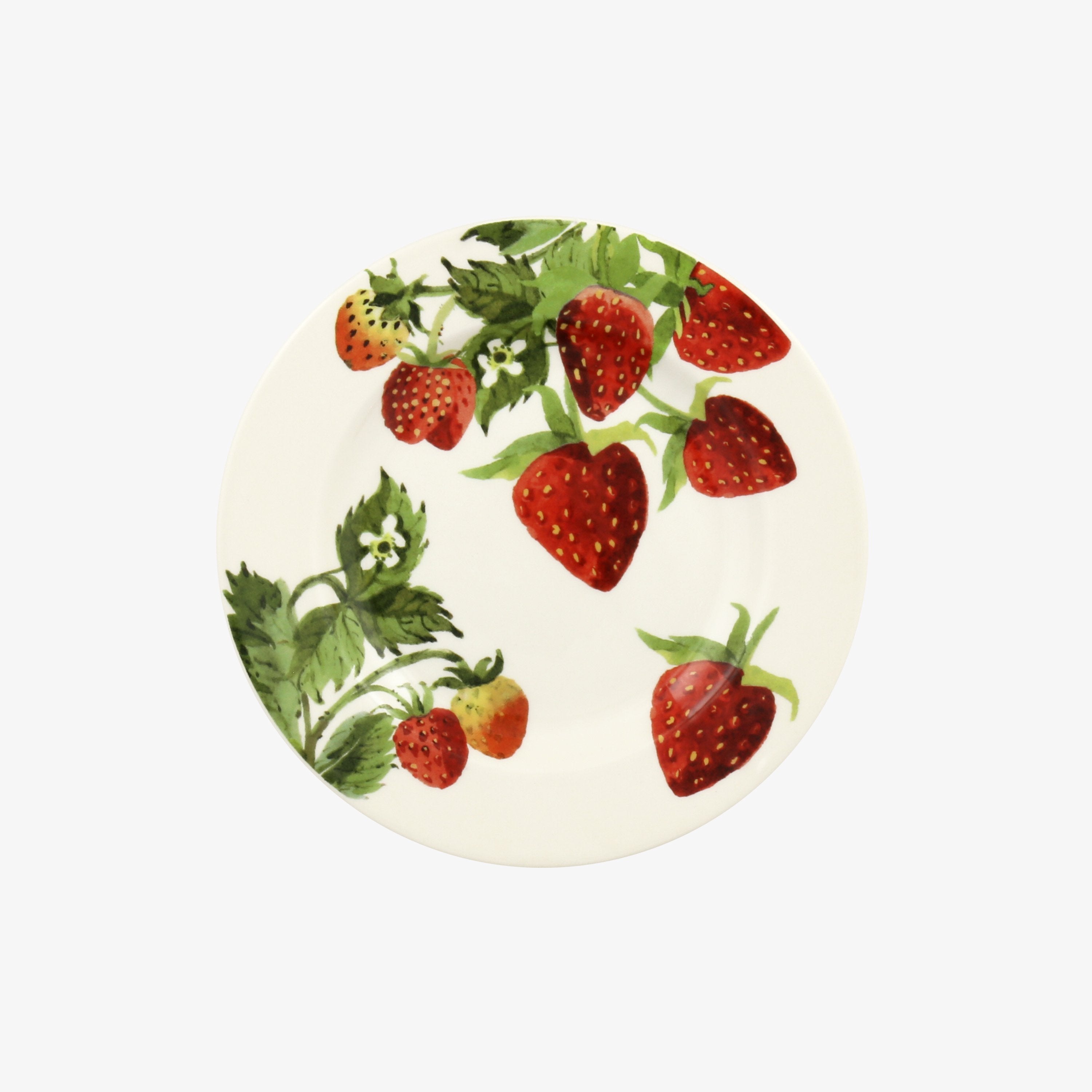 Strawberry Plate 6 1/2 