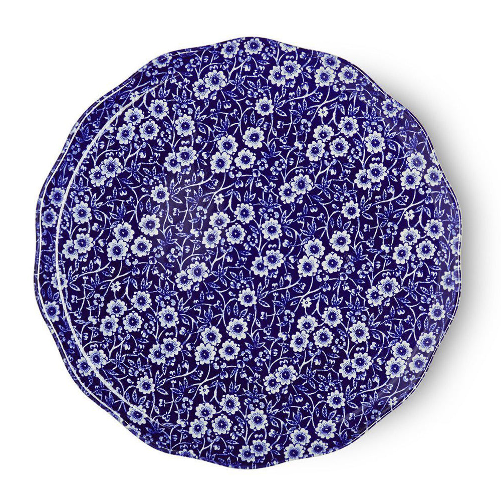 Blue Calico Cake Plate