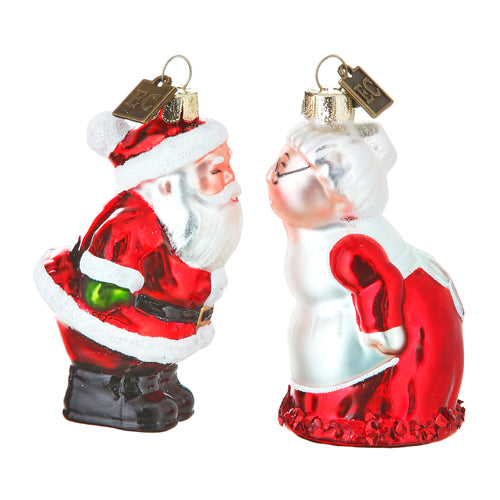 Mr & Mrs Claus Hanging Ornament