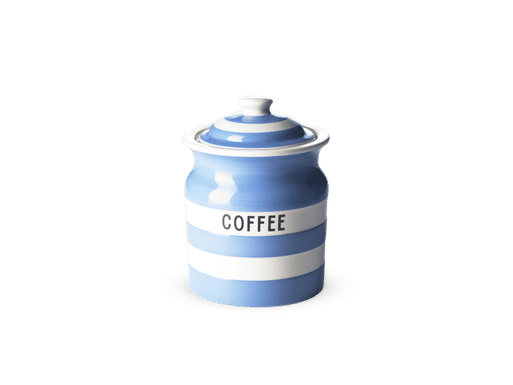 Blue Coffee Canister