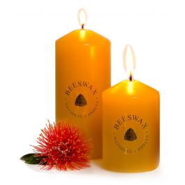 Bees Wax Pillar Candle 65x150mm