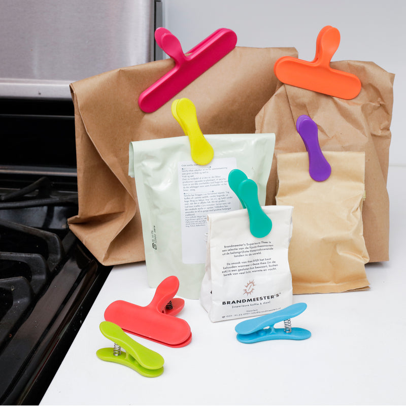 Rainbow Bag Clips/Assorted Sizes