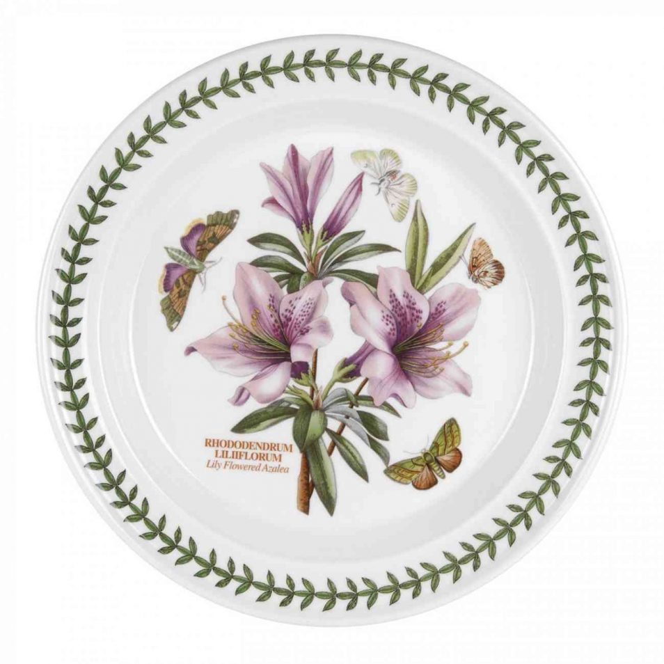 Botanic Garden Dinner Plate 25cm/Lily Azalea