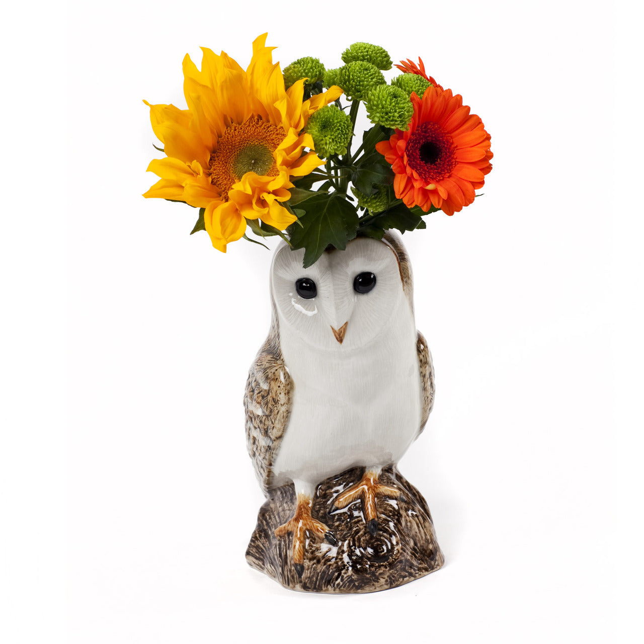 Barn Owl Flower Vase Large