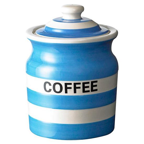 Cornish Blue Coffee Storage Jar