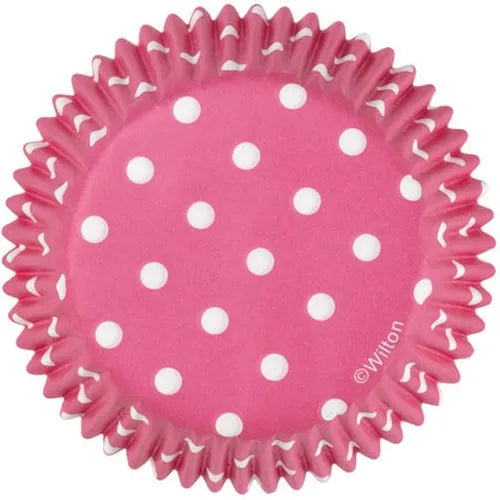 Baking Cups-Pink Polka Dots
