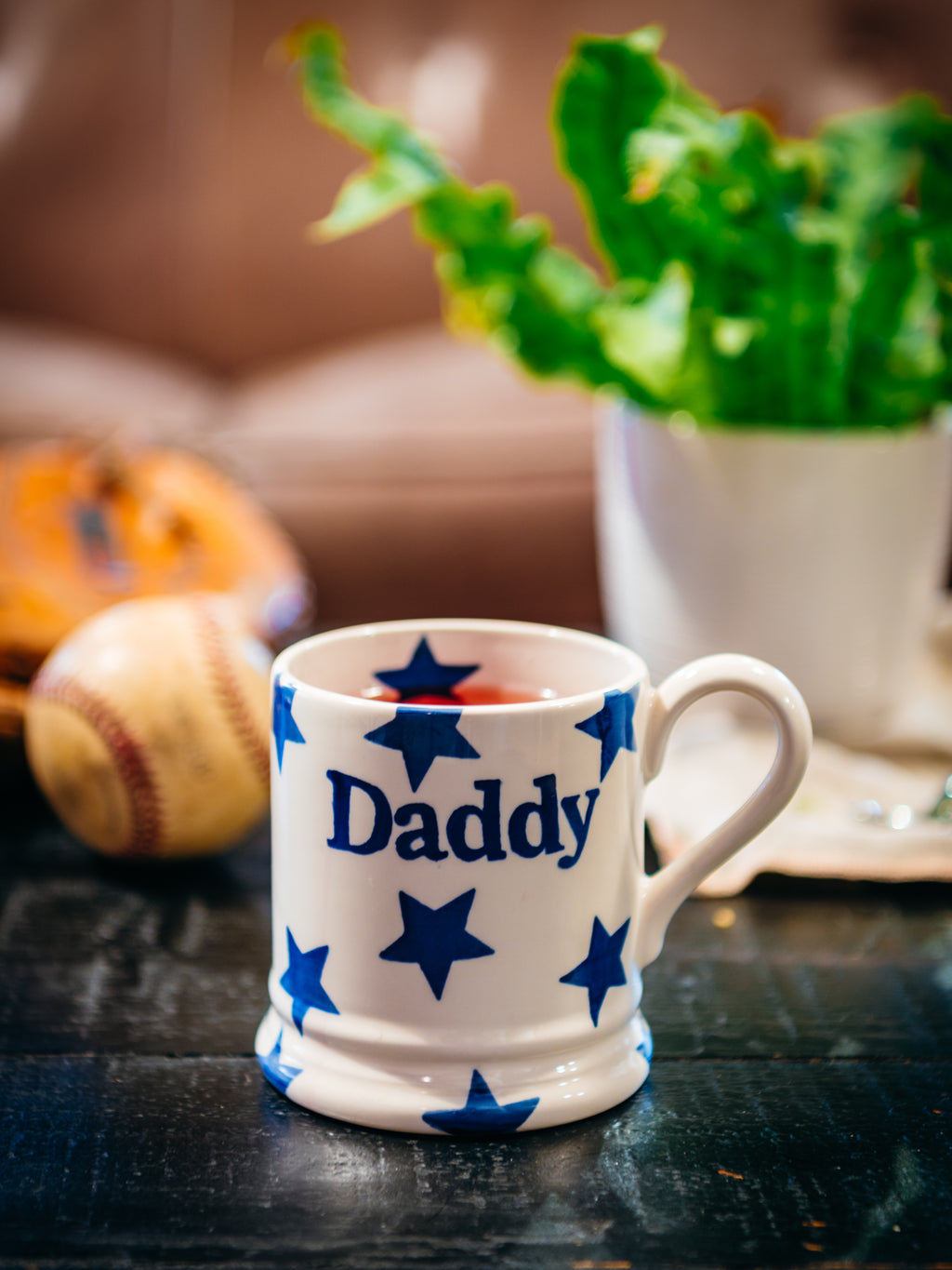 Half Pint Mug Blue Star Daddy