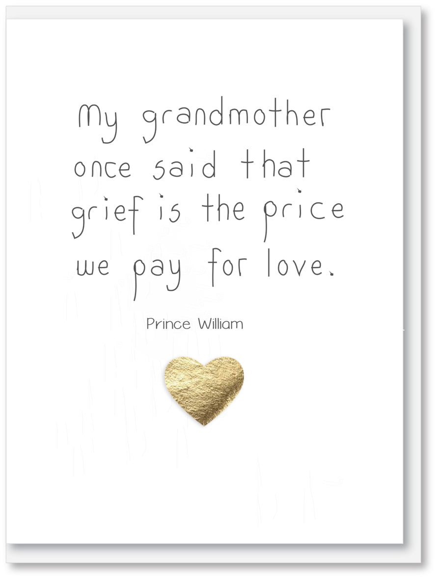 Greeting Card-Grief and Love