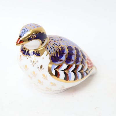 Red Legged Partridge Paperweight