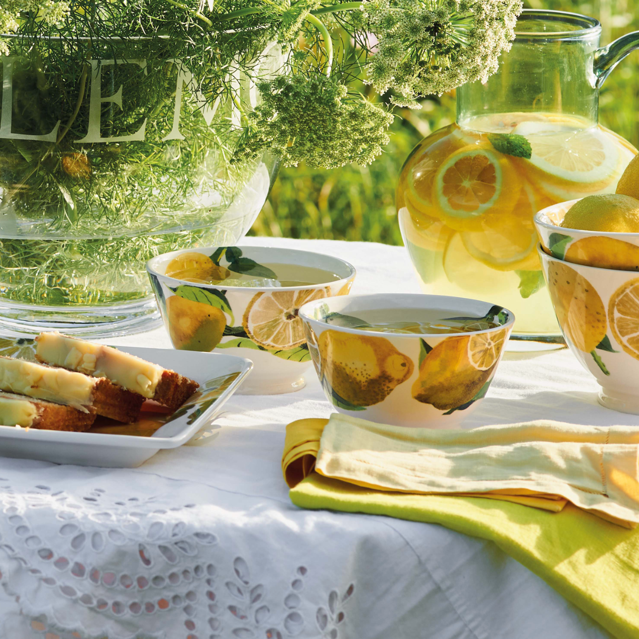 Lemons Medium Old Bowl