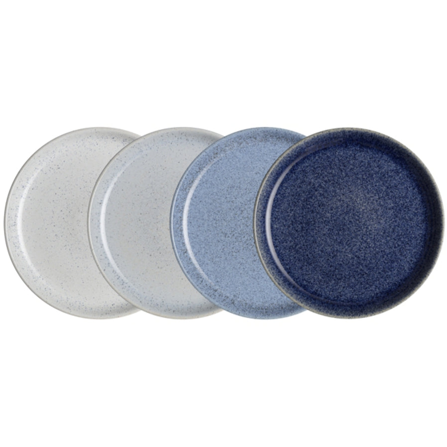 Studio Blue Coupe Plate set of 4