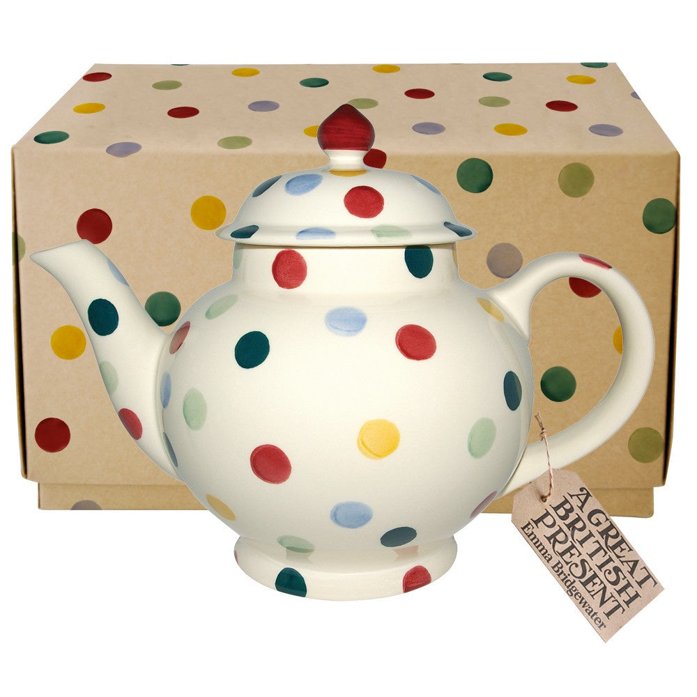 Polka Dot 4 Mug Teapot