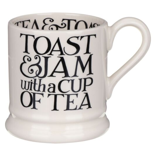 Black Toast  Half Pint Mug  Toast & Jam