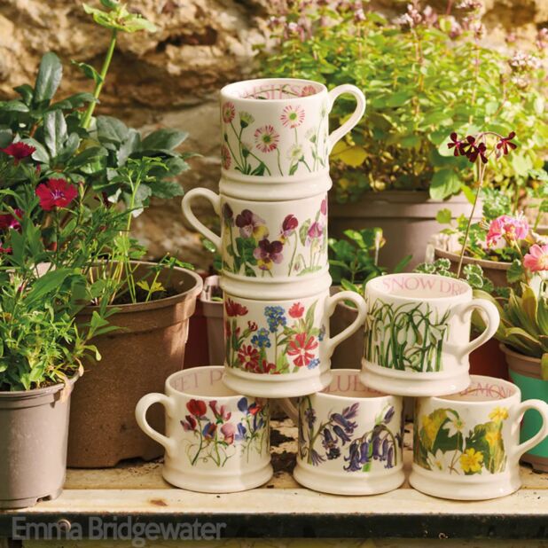 Forget Me Not & Red Campion Small Mug